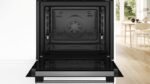 Horno - Bosch HBA574ES3, Multifunción, Pirolítico, 71 l, 59.4 cm, HotAir 3D, Asistente de limpieza con agua, Inox - Imagen 4