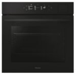 Horno a vapor - HAIER H6 ID46G3SYTB, Multifunción, Sistema de limpieza integrado Pirolítico + Hidrolítico, 27 funciones, 78 l, Negro