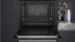 Horno - Siemens HB578GES3, Serie IQ500, Multifunción, Pirolítico e hidrolítico, 71 l, Humid Clean, PerfectCooking 3D, 60 cm, Negro - Imagen 4
