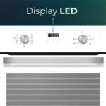 Horno multifunción - SVAN SHM8700DCB, Libre instalación, 70 l, 59,5 cm, Cristal blanco - Imagen 2