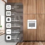 Horno multifunción - SVAN SHM8700DCB, Libre instalación, 70 l, 59,5 cm, Cristal blanco - Imagen 4