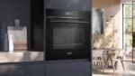 Horno a vapor - Siemens HS736G3B1, Multifunción, Limpieza Hidrolítica, 71 l, Cocción 100 % vapor Plus, App Home Connect, 60 cm, Negro - Imagen 7
