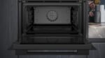 Horno compacto - Siemens CB734G1B1, Multifunción, Hidrolítico, 47 l, autolimpieza oxyLitic, App Home Connect, 60 cm, Negro - Imagen 4