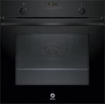 Horno - Balay 3HB5159N4, Serie Cristal, Multifunción, Hidrolítica, 71 l, Función Freidora de Aire, Aire Caliente 3D Profesional, 60 cm, Cristal Negro
