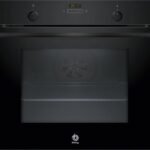 Horno - Balay 3HB5159N4, Serie Cristal, Multifunción, Hidrolítica, 71 l, Función Freidora de Aire, Aire Caliente 3D Profesional, 60 cm, Cristal Negro