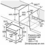 Horno compacto - Bosch HBG774KB1, Serie 8, Multifunción, Pirolítico, 71 l, 54.9 cm, Negro - Imagen 2