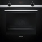 Horno - Siemens HB574AER4, Multifunción, Pirolítico, 71 l, 59.4 cm, PerfectCooking 3D, HumidClean, Negro