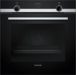 Horno - Siemens HB514AER4, Multifunción, Hidrolítica, 71 l, 60 cm, Cristal negro