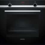Horno - Siemens HB514AER4, Multifunción, Hidrolítica, 71 l, 60 cm, Cristal negro