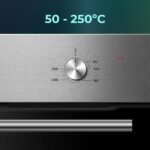 Horno convencional - SVAN SH4701EX, Libre instalación, 75 l, 59,5 cm, Inox - Imagen 3