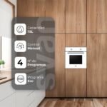 Horno convencional - SVAN SH4700EB, Libre instalación, 75 l, 59,5 cm, Blanco - Imagen 4