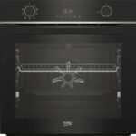 Horno multifunción - BEKO bPRO 500 BBIE18302XFPS-1, Integrable, Pirolítico, 72 l, 59,4 cm, Negro