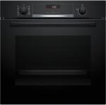 Horno multifunción - BOSCH Serie 6 HBG536EB4, Integrable, Hidrolítica, 71 l, 594 mm, Negro