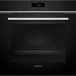 Horno pirolítico - SIEMENS HB572AES3, Integrable, Pirolítico + hidrolítico, 71 l, 59,4 cm, Acero inoxidable
