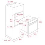 Horno multifunción - TEKA Horno multifunción, Integrable, Hidrolítica, 70 l, 537 mm, Negro - Imagen 2